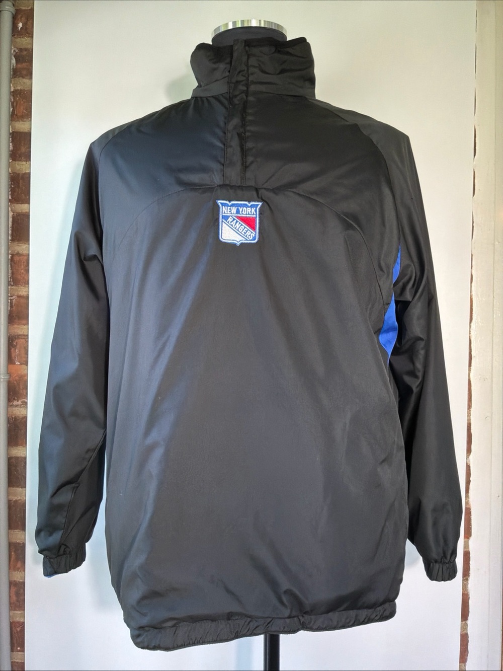 NHL New York Rangers Pullover Reversible Jacket Size Medium